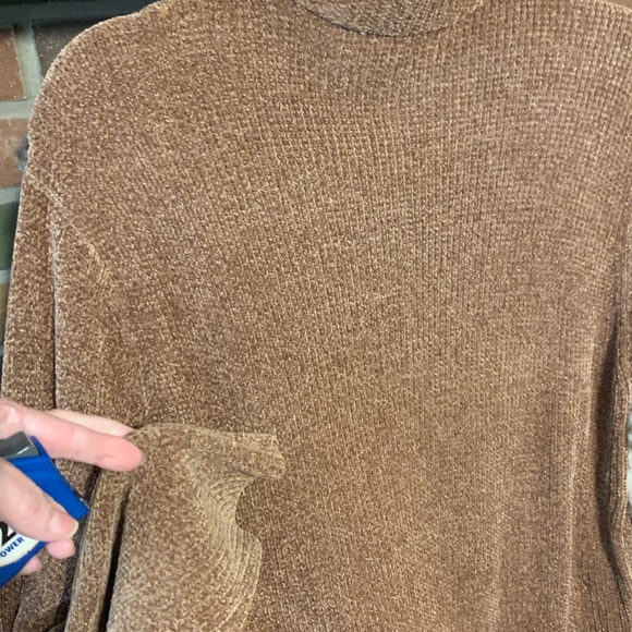 Vtg L Chenille Animal Print Faux Fur Sweater Jacket - Picture 7 of 12